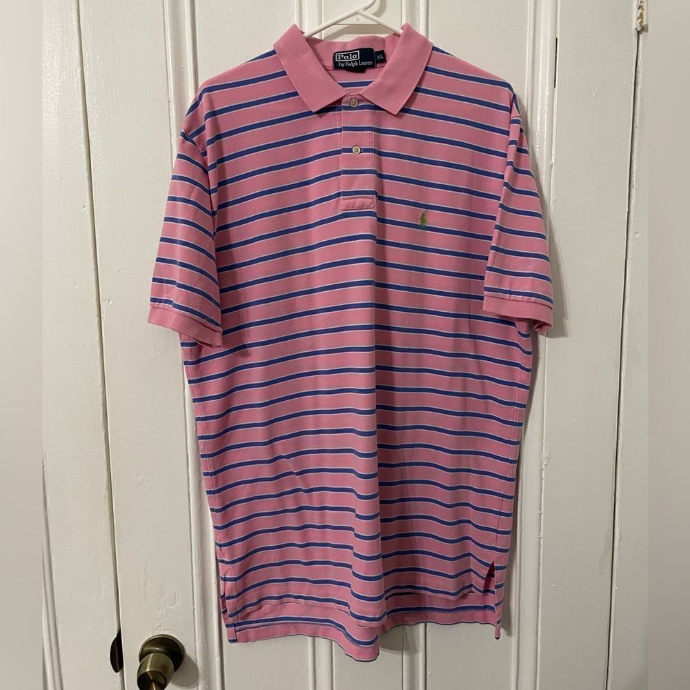 VINTAGE Polo Ralph Lauren short sleeve collar shirt